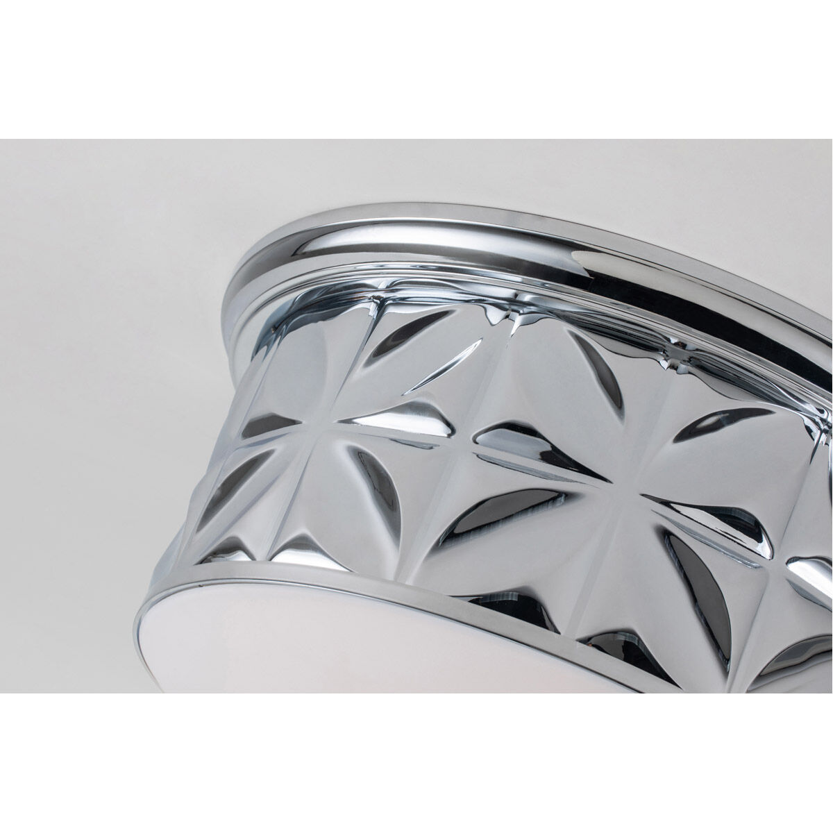 Epsilon 3 Light PC Bath/Flush Mounts Ceiling Light in Polished Chrome